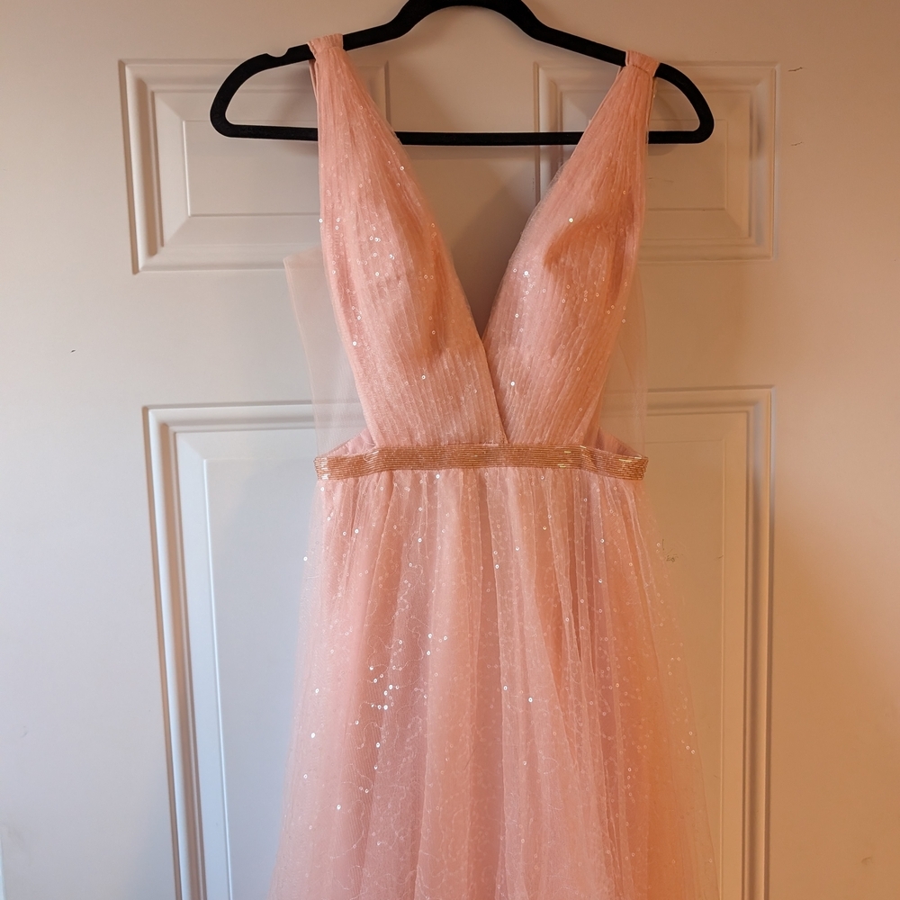 Sherri Hill Blush Pink Gown Size 2